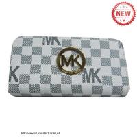 michael kors logo continental groot wit grijs portefeuilles Tassen Antwerpen bk664470